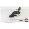 Image 4 : Wooden Duck Decoy : (Consignor Tag - Working Whistler Drake 1940's Bottom M or W) (Measures : 6"H x 