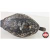 Image 9 : Wooden Duck Decoy : (Consignor Tag - Working Whistler Drake 1940's Bottom M or W) (Measures : 6"H x 