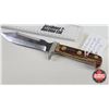 Image 6 : Knife w/Leather Sheath (Consignor Tag : Ojibwa Lamplough Solingen SO 5-1/2) (Total Length of Knife :