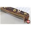 Image 7 : Knife w/Leather Sheath (Consignor Tag : Ojibwa Lamplough Solingen SO 5-1/2) (Total Length of Knife :