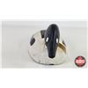 Image 7 : Wooden Duck Decoy (Consignor Tag : Working Golden Eye (Whistler) Drake 1930's) (Measures 5"H x 5-1/2