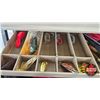 Image 5 : Fishing Tackle Box w/Contents : Plano Guide Series (c/w Complete Set of Tackle and Filleting Knife) 