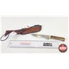 Image 1 : Knife w/Leather Sheath : (Consignor Tag : Puma Jagd-Nicker Date Code 42606 2nd Quarter 1966 Original