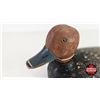 Image 6 : Wooden Duck Decoy : (Consignor Tag - Red Head Drake Working Decoy 1950's Hollow Body) (Measures : 7"