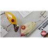 Image 7 : Vintage Fishing Lures : (11) - Heddon - Pfleuger - Brooks - Doll