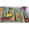 Image 4 : Vintage Fishing Lures : (22) - Rapala - Gibbs - Heddon - Paul Bunyan - etc.