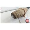 Image 4 : Knife w/Leather Sheath (Consignor Tag : Frosts Sweden Laminated Steel) (Total Length of Knife : 8")