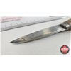 Image 5 : Knife w/Leather Sheath (Consignor Tag : Frosts Sweden Laminated Steel) (Total Length of Knife : 8")