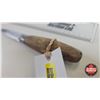 Image 6 : Knife w/Leather Sheath (Consignor Tag : Frosts Sweden Laminated Steel) (Total Length of Knife : 8")