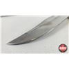 Image 3 : Knife w/Kevlar Sheath  (Consignor Tag : Stainless Steel : Bowie : Laminate Handle) (Total Length of 