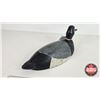 Image 3 : Wooden Duck Decoy (Consignor Tag : Working Blue Bill Drake : 1930) (Measures : 5-1/2"H x 5-3/4"W x 1