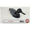 Image 5 : Wooden Duck Decoy (Consignor Tag : Working Blue Bill Drake : 1930) (Measures : 5-1/2"H x 5-3/4"W x 1