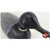 Image 6 : Wooden Duck Decoy (Consignor Tag : Working Blue Bill Drake : 1930) (Measures : 5-1/2"H x 5-3/4"W x 1