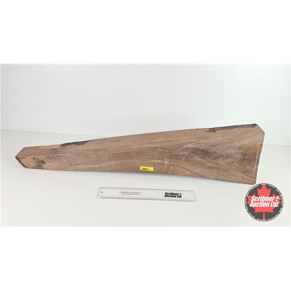 American Walnut Rifle Stock Blank  (Measures : 3"H x 8"W x 35"L )