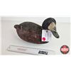 Image 2 : Wooden Duck Decoys (2) (Consignor Tag - Working Blue Bill : 1950's) (Measures : 8"H x 7"W x 15")