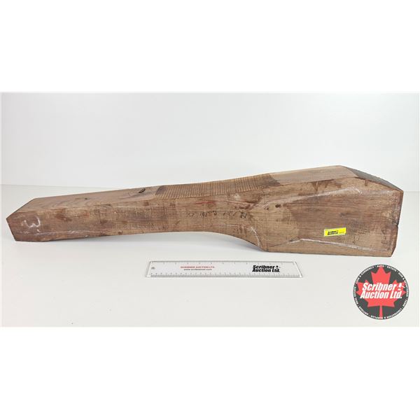American Walnut Rifle Stock Blank  (Measures : 3"H x 8"W x 35"L)