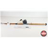 Image 1 : Vintage Rod & Reel : Columbia Bamboo Trolling Rod w/Okuma Convector CV30C Reel (Rod Length : 6')