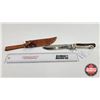 Image 1 : Knife w/Leather Sheath (Consignor Tag : Premier Life Time Premier Hunter : Solingen Germany : 1950's