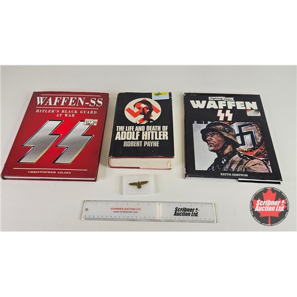 WW2 Germany Theme Group : - Kriegsmarine Summer Tunic Breast Eagle Replica  - Hardcover Books (3)