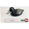 Image 1 : Wooden Duck Decoy : (Consignor Tag : Blue Bill Drake : 1950's : Attributed to Early Art Chilton Toro