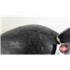 Image 5 : Wooden Duck Decoy (Consignor Tag : Working Blue Bill Drake : Stamped HMP : 1957) (Measures : 5"H x 5