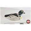 Image 2 : Pair of Wooden Duck Decoys :  (Consignor Tag : Whistler Drakes : 1940's) (Tallest Measures : 6-3/4"H