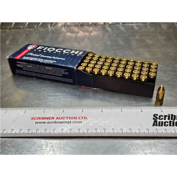 AMMO : FIOCCHI Ammunition : 9mm Luger (124gr : FMJTC) (1 Box of 50 Rnds TOTAL)