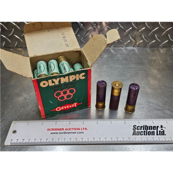 AMMO : Gevelot : Olympic : 16ga 2-3/4" (1-1/8ox : #5 Shot) (Vintage) (1 Box of 23 Rnds + 3 Rnds)  (2