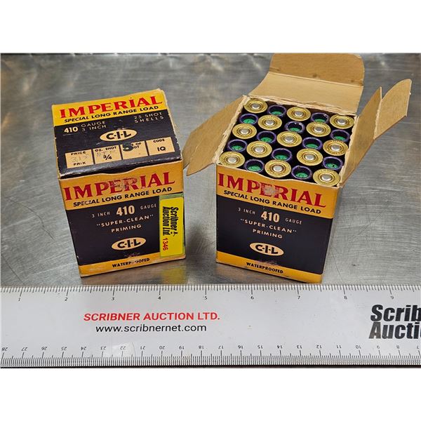 AMMO : CIL Imperial : 410ga 3" (3/4oz : #5 Shot)  (2 Box of 25 Rnds)  (50 Rnds TOTAL)