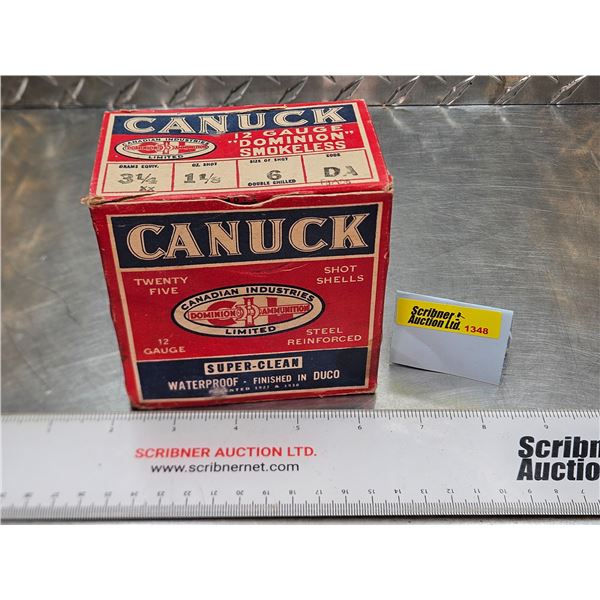 AMMO : CIL Canuck : 12ga 3-1/4" (1-1/8oz : #6 Shot)  (1 Box of 25 Rnds TOTAL)