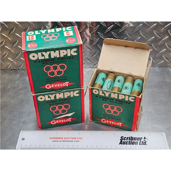 AMMO : Olympic : Long Range : 12ga 2-3/4" (1-1/4oz : #6 Shot)  (3 Boxes of 25 Rnds)  (75 Rnds TOTAL)