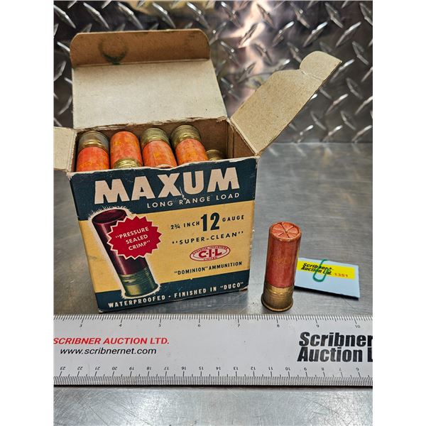 AMMO : CIL Magnum : 12ga 2-3/4" (1-1/4oz : #6 Shot)  (1 Box of 25 Rnds TOTAL)