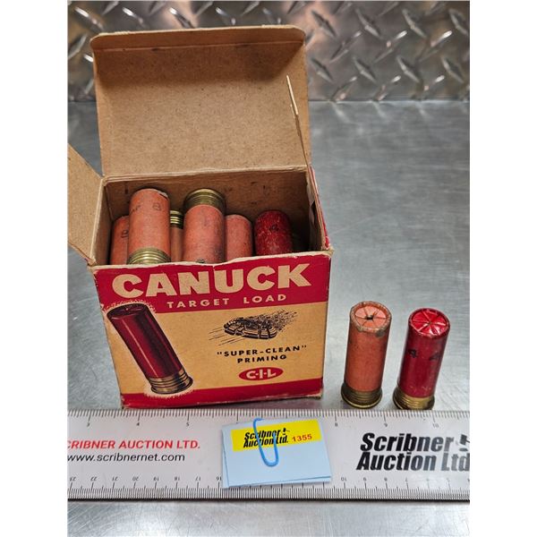 AMMO : CIL Canuck : 12ga 2-3/4" (Assortment Shot Sizes) (Vintage)  (23 Rnds TOTAL)