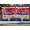 Image 5 : AMMO : US Munitions : 12ga 2-3/4" (#4 Steel Shot & #5 Steel Shot)  (2 Boxes of 25 Rnds)  (50 Rnds TO