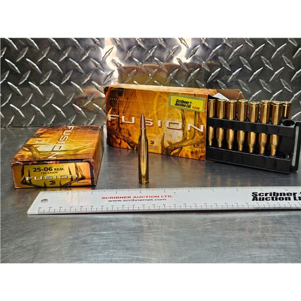 AMMO : Federal : Fusion : 25-06 Rem (120gr)  (1 Box of 20 Rnds & 1 Box of 12 Rnds)  (32 Rnds TOTAL)
