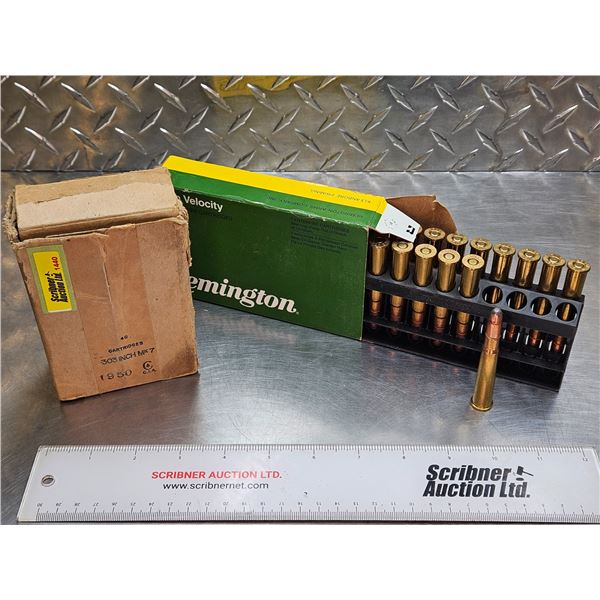AMMO : 303 British (48 Rnds TOTAL)  - Remington (180gr : SP) (17 Rnds)  - Military Rdg (FMJ) (31 Rnd