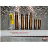 Image 1 : AMMO : Variety Vintage (6 Rnds TOTAL)  - 43 Mauser (1 Rnd)  - 40-70 Ballard (2 Rnds)  - 44 Ballard (