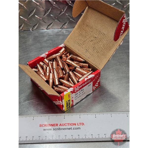 BULLETS : Hornady : Interlock : 35cal (250gr : SP)  (1 Box of 100 Count TOTAL)