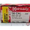 Image 4 : BULLETS : Hornady : Interlock : 35cal (250gr : SP)  (1 Box of 100 Count TOTAL)