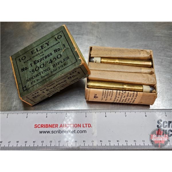 AMMO : Eley : 450cal (270gr : Express) (10 Rnds TOTAL)
