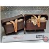 Image 1 : AMMO : Military : 7.62x39 (FMJ) c/w Leather Pouches (2) (105 Rnds TOTAL)
