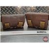 Image 6 : AMMO : Military : 7.62x39 (FMJ) c/w Leather Pouches (2) (105 Rnds TOTAL)