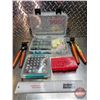 Image 1 : Variety of 50cal Reloading : Bullet Moulds (2), Lead Bullets, Balls, Wads, etc