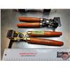 Image 7 : Variety of 50cal Reloading : Bullet Moulds (2), Lead Bullets, Balls, Wads, etc