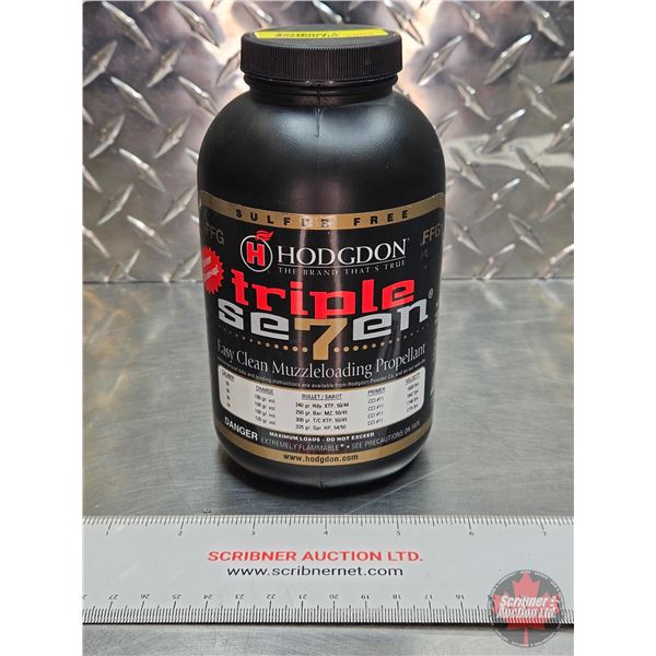 Hodgdon Triple Seven Muzzle Loading Propellant : FFG (1 Pound) (Unopened)
