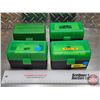 Image 9 : AMMO : Reloads : 223cal (163 Rnds TOTAL)  c/w Plastic Ammo Cases (4)