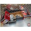 Image 4 : Variety of 54cal Lead Bullets, Balls & Sabots w/Plastic Carry Containers & Percussion Caps (Dangerou