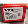 Image 6 : LEE Bullet Moulds (2) : 54cal (415gr & 300gr)
