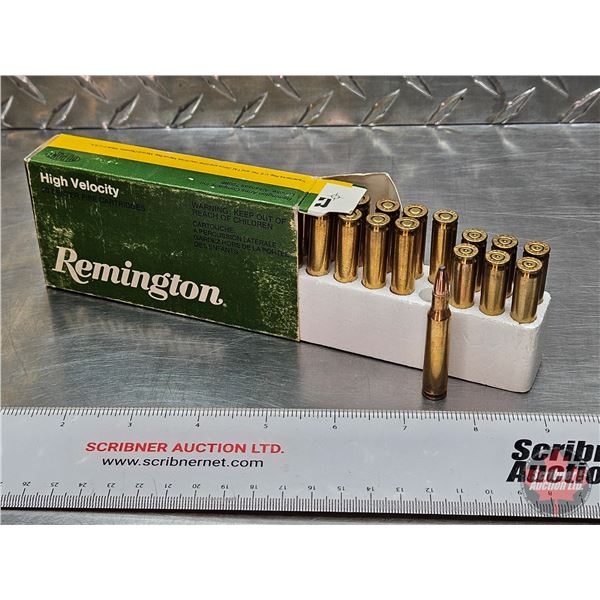 AMMO : Remington : High Velocity : 223 Rem Mag (55gr : P.S.P)  (14 Rnds TOTAL) c/w Brass (6 Count)