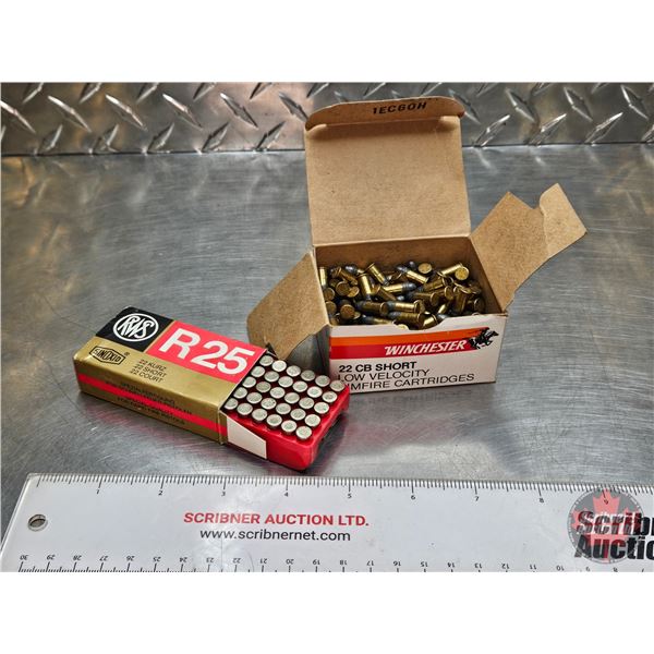 AMMO : 22 Short (233 Rnds TOTAL)  - Winchester 22 CB Short (183 Rnds)  - Sinoxid 22 Short (50 Rnds)